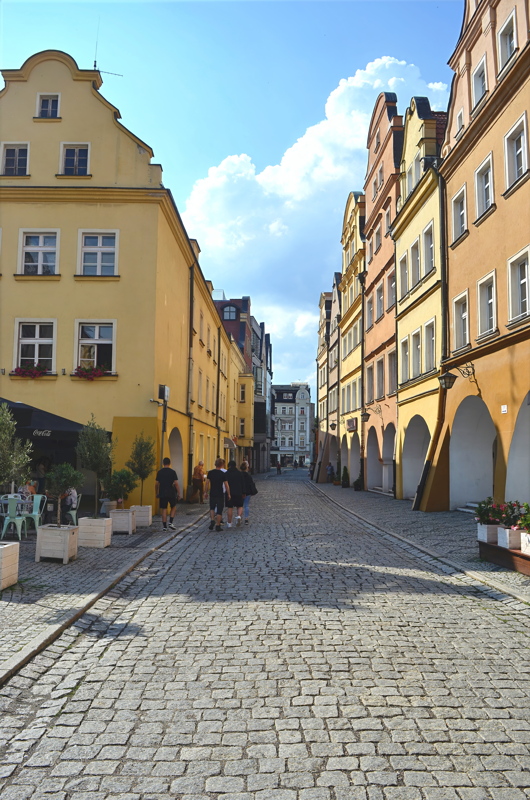 20 - The Plac Ratuszowy (Town Hall Square) in the historic Old Town of Jelenia Góra, Poland